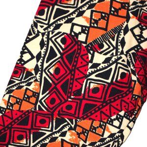 LuLaRoe TC Tall and Curvy Leggings Geometric Kaleidoscope Triangles